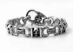 Us Seller 316L Stainless Steel Bracelet Skull Gothic Rocker Biker Chain 8.5". Fixed Price $19.19.