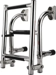 Stainless Steel Boat Ladder 3 Step Foldable Marine Deck Folding Ship Stairs. Fixed Price $117.95.