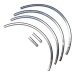 Stainless Steel Fender Trim 6P Kit (fits: 2017-2021 Lincoln Continental 4DR). Fixed Price $187.95.