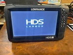 Lowrance HDS9 Carbon Gps Fishfinder Display W/ Cover & Powercord Hours.... Fixed Price $733.95.