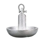 Seachoice Mushroom Anchor, Cast Iron, Aluminum-painted Silver, 20 Lbs., Boats Up. Fixed Price $65.67.