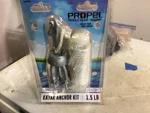 Kayak 1.5LB Anchor Kit Propel Paddle Gear Folding Fluke W/30FT New HG30. Fixed Price $8.00.