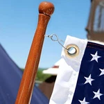 Taylor 60756 Teak Flag Pole 1.25X48. Fixed Price $69.10.