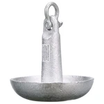 Seachoice Mushroom Anchor, Cast Iron, Aluminum-painted Silver, 15 Lbs., Boats Up. Fixed Price $55.07.