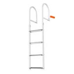 Aluminum Dock Ladder Boat Removable 4 Steps With 500LBS Load. Fixed Price $77.99.