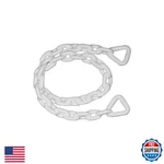 Seasense Vinyl Coated Anchor Chain 1/4" X 4' White - Heavy Duty Galvanized. Fixed Price $43.01.