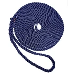 New England Ropes 1/2" Premium 3-STRAND Dock Line Navy Blue 25'. Fixed Price $59.99.