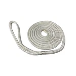 Seachoice Double Braid Dock Line 50-40261 5/8" Width X 20' Length White. Fixed Price $28.51.