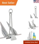 Versatile Utility Anchor With Slip Ring Shank Perfect For Mid-sized Boats. Fixed Price $31.99.