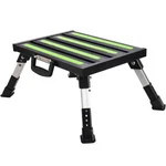 Homeon Wheels Rv Step Stool, Adjustable Height Folding Aluminum Platform, Non.... Fixed Price $55.49.