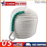 Boat Twisted 3 Strand Nylon Anchor Rope 5850LB Rigging Line 1/2"X100' W/thimble. Fixed Price $26.99.