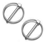 Us Stainless Steel 316 Linch Pin Ring Catch 6MM X 25MM, Silver. Fixed Price $16.80.