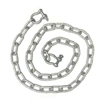 GEN3 Marine GEN-5-7004 Hdg Anchor Chain 1/4 X 4APOS; With Two 5/1. Fixed Price $24.30.