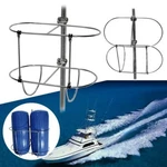 Folding Double Fender Holder Boat Rack Stainless Steel For 11INCH Us. Fixed Price $57.81.