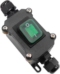 Inline Waterproof Power Switch Box 30A Dual Side Wiring Rocker IP67 Red. Fixed Price $18.99.