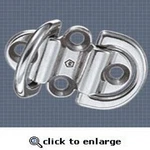 Wichard Marine 06564 Double Folding Pad Eye - 6MM Diameter 15/64". Fixed Price $152.90.