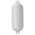 Polyform G-5 White Ribbed Twin Eye Marine Boat Fender 8.8" X 26.08" 49-941-328. Fixed Price $59.00.