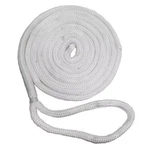New England Ropes 1/2" Double Braided Nylon Dockline, White - 15FT. Fixed Price $46.37.
