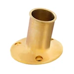Whitecap Top Mount Flag Pole Socket 1" Id Polished Brass S-5002BC. Fixed Price $49.95.