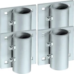 Stationary Dock Side Leg Pipe Holder, Heavy Duty Bracket With 7/16" Hole. Fixed Price $159.99.