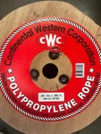 Cwc 3-STRAND Polypropylene Rope 3/8" X 600' Red (#301305). Fixed Price $68.49.