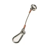 Lewmar 66840027 Anchor Strap 12" 3MM Cable With 6MM Caribiner Clip. Fixed Price $115.90.