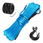 1/4 X 50 Feet Synthetic Winch Rope 10,000LBS Line Cable W/hook & Stopper Blue. Fixed Price $24.99.