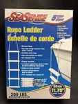 Seasense 5-STEP Marine Rope Ladder PN-08702 11.75" Steps Wide Boat New. Fixed Price $19.95.