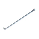 Sandbaggy 1/2" X 18" Threaded Concrete Anchor L-bolts Hot Dipped Galvanized. Fixed Price $2323.17.