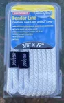 Boat Fender Line 3/8" X 6' White New. Fixed Price $12.39.