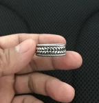 Ring Handmade Stainless Steel Welding Wire Silver Color #3. Fixed Price $65.00.