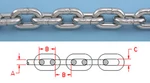 Ft 5/16" Iso G4 Boat Anchor Chain Stainless Steel 316L Repl. Suncor S0604-0008. Fixed Price $16.49.