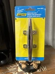 Seachoice 30561 Silver Chrome-plated Zinc Hollow Base Cleat 3/4 X 4-1/2 In.. Fixed Price $11.99.