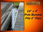 Round Dock Post Pipe Pole Bumper Cushion Fender X4 API-RPB244. Fixed Price $27.00.