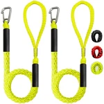 2PCS 4 Feet Premium Bungee Boat Lines 27CM Extended Loop With 316 Stainless C.... Fixed Price $36.97.
