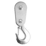 Acouto 2 Ton Heavy Duty Snatch Block Pulley With Safety Hook Wire Rope Hoist .... Fixed Price $27.85.