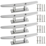 Inch Boat Flat Top 4 Pack, 316 Stainless Steel Dock Cleats,rope .... Fixed Price $75.56.
