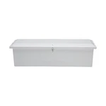 Large 85"X22" Fiberglass Gas Shock Closure Dock Storage Box. Fixed Price $2500.95.