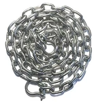 Us Stainless Steel 316 Anchor Chain 3/16" 5MM By 10' Long Shackles. Fixed Price $59.99.