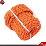 3/4IN 120FT Orange Double Braid Polyester Arborist Bull Rope High Strength. Fixed Price $72.21.