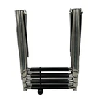 Jif Marine Stainless Steel 4-STEP Telescoping Ladder 45.5" H 12" W DMX4. Fixed Price $134.96.