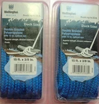 Wellington Marine Dock Line Double Braided Polypropylene 15 Ft X 3/8" Lot Of 2. Fixed Price $6.00.