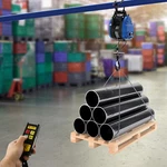 Electric Hoist With Remote, Winch 98.43FT Steel Wire Length 230KG-500KG. Fixed Price $259.45.