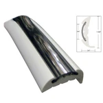 Taco Semi-rigid Boat Rub Rail Kit White With Flex Chrome Insert 1-5/8"X3/4" 70FT. Fixed Price $550.97.