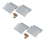 2 Pair 7-1/4" X 8" Diy Aluminum Ramp Brackets Kit Plates For & Unload Ve.... Fixed Price $50.59.