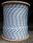 Sailboat Rigging Rope 5/16" X 33' White/blue Double Braided Sheet Halyard Line. Fixed Price $30.29.