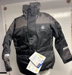 Mustang Survival Integrity Coat MC1524 Type Iii, Small, Black/carbon, New. Fixed Price $225.99.