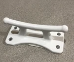 New Dock Edge Classic Cleat 2504W-F 4-1/2" White Powder Coated. Fixed Price $21.95.