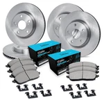 WFWH2-74047 R1 Concepts 4-WHEEL Set Brake Disc And Pad Kits Front & Rear For Vw. Fixed Price $258.36.