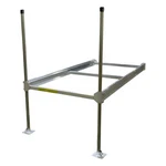 8 Ft X 4 Aluminum Dock Frame Kit. Heavy Duty & Maintenance Free. Fixed Price $399.99.